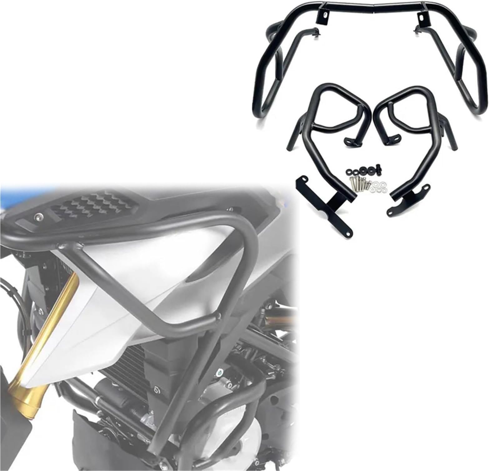 Frame Bumper One Set Bars Tank Protector Cover Motorcycle Crash For BMW G310GS 2017 2018 2019 2020 2021 2022 2023 Engine Guard Bumpers