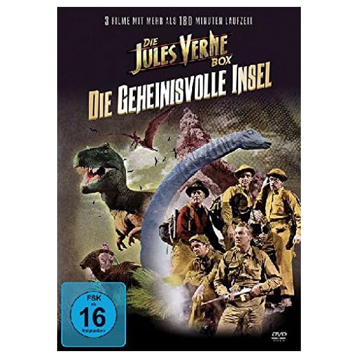 Die Jules Verne Box - Die geheimnisvolle Insel - 3 Filme auf 1 DVD