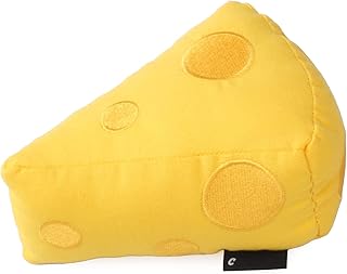 CHEWFFON Hundespielzeug, Plüsch Quietschende Hundespielzeuge, Hund Geburtstag Spielzeug, Niedliches Geschenk Gefülltes Hundespielzeug, Spielzeug für kleine, mittlere und große Hunde-Käse product image