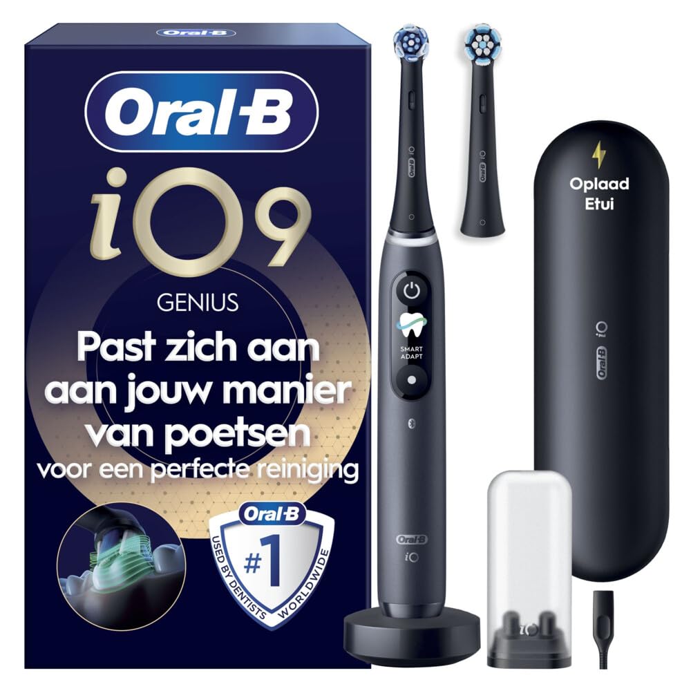 Oral-B Io 9N 4210201408680 Szczoteczka Elektryczna, Czarny, 2 końcówki