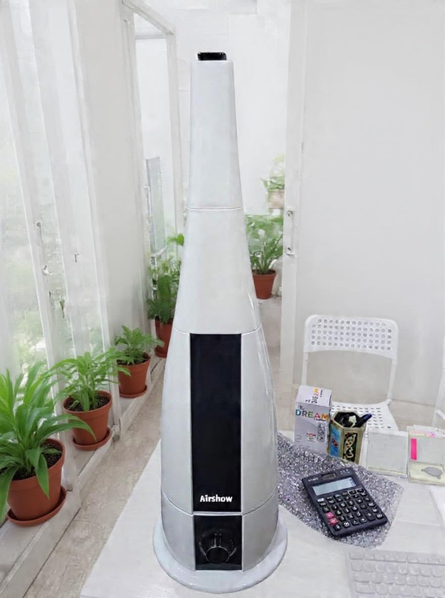 AIR SHOW Humidifier for Room Moisture with 6 Litres Water Tank, Top-Refill Cool Mist Ultrasonic Humidifier for Home Bedroom Whisper-Quiet, large capacity, Effective Cold & Cough Relief-image-11
