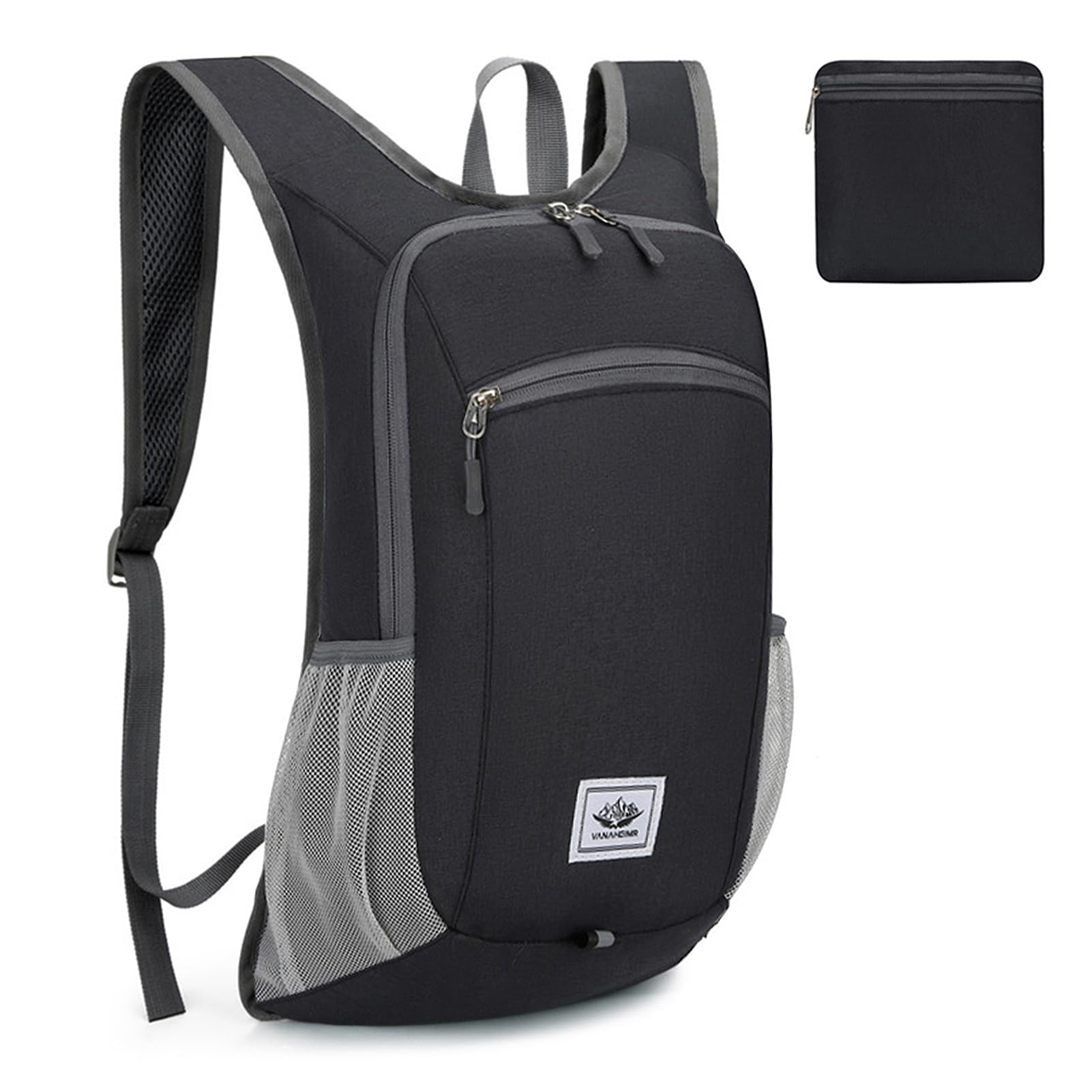 HUIOP Backpack, Lightweight Waterproof Foldable Backpack for Travel, Hiking, Cycling, Backpack for Men and Women