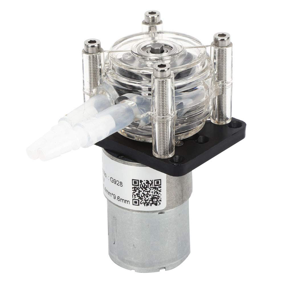 Pompa Peristaltica a Grande Flusso 12V/24V G928 Pompa Dosatrice da 500 Ml/min Pompa Peristaltica per Laboratorio Acquario (24V)