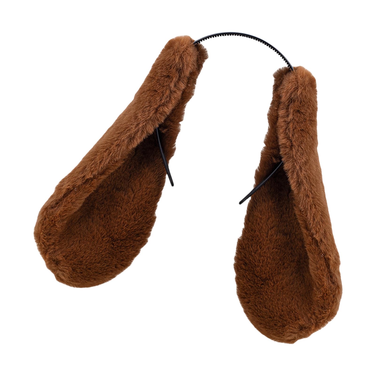 Fentency Rabbits Ears Hairband Photo Props Furry Hair Hoop Headband Party Headpiece Fun Headbands for Music Festival