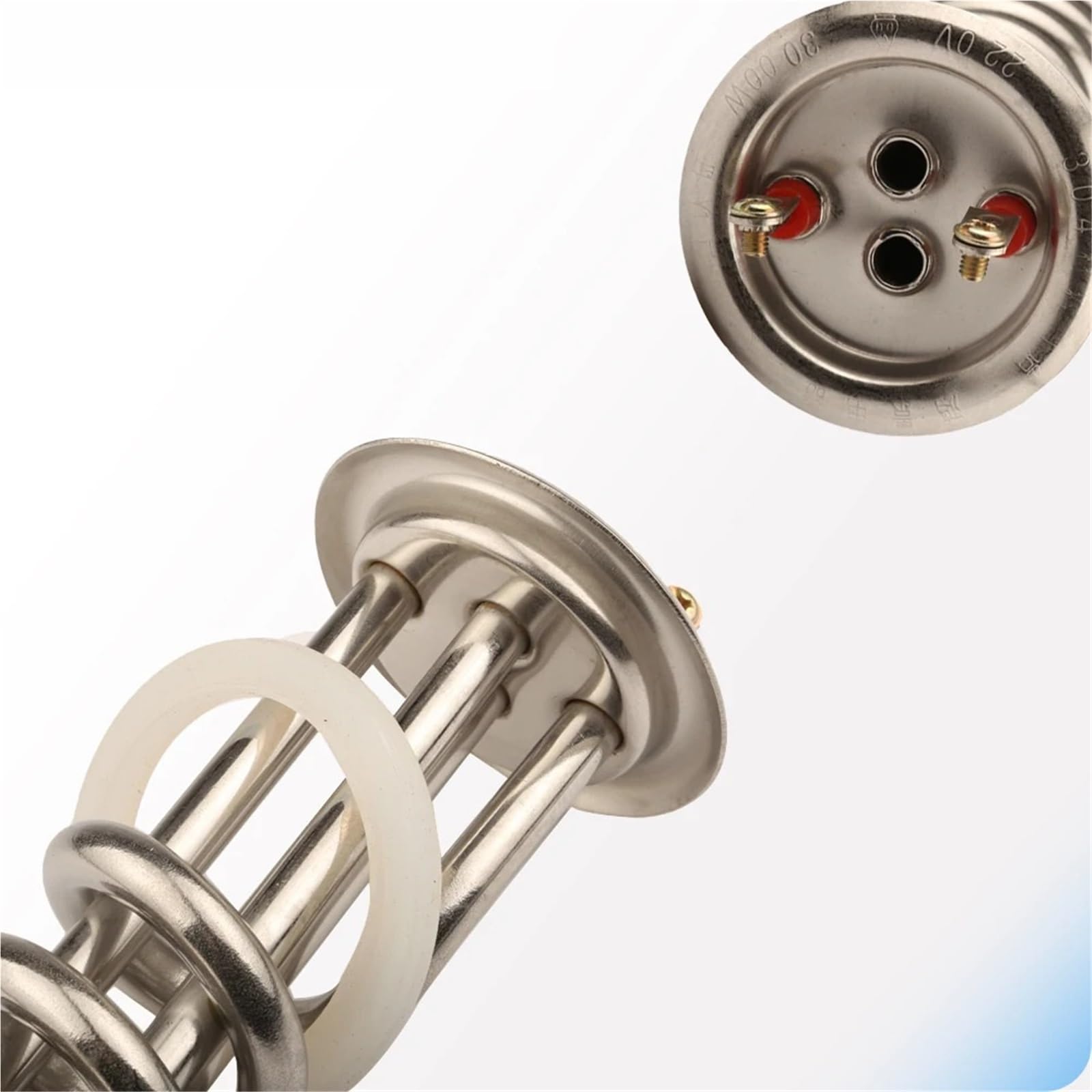 3000 W 220 V Spiralen Typ Wasser Heizelement SUS304 8 mm elektrische Wärmerohr mit 63 Kappe 1 Stück