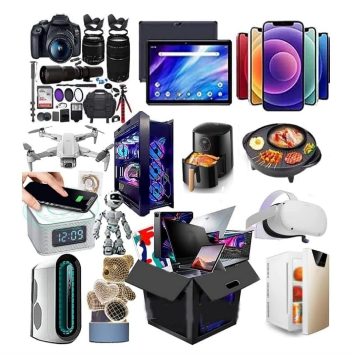 Geräten im Jahr 2026 Paletten,4-34 STK. Palettenware Haushaltswaren Multimedia A Ware B Ware Palette Elektronik Geschenkbox,THVVFG1455