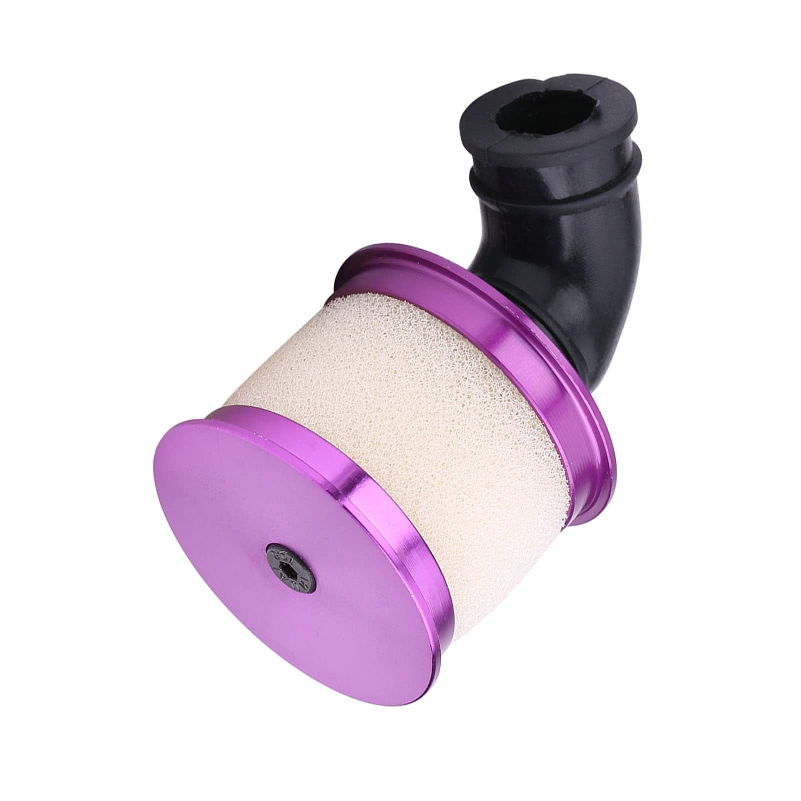 Filtro Aria RC, Filtro Aria con Cappuccio in Lega di Alluminio con Spugna Filtrante per Motore 1/8 Power Ricambi Motore RC Accessori Auto Modello(Purple)