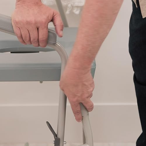 Miniatura 7 de Homecraft Cómoda bariátrica de lujo con brazo caído, capacidad de peso de 1000 libras, altura ajustable para mesita de noche o cómoda sobre