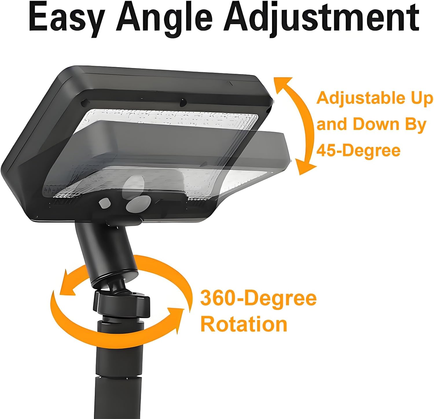 Solar Motion Lights Outdoor Waterproof 184 LEDs 600LM Brightness White Color Lighting Modes 360 Rotatable Vertically Adjustable Clip Ideal Decor for Fence, Gutter, Deck, Camping (2PCS)