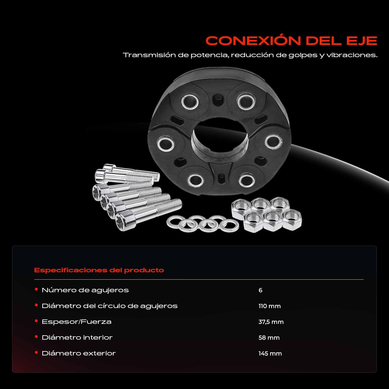 Frankberg Junta Árbol de Transmisión Compatible con Clase E W211 Clase E T-Model S211 CLS C219 Clase E Plataforma/Chasis VF211 SLK R171 Replace# 2034110015