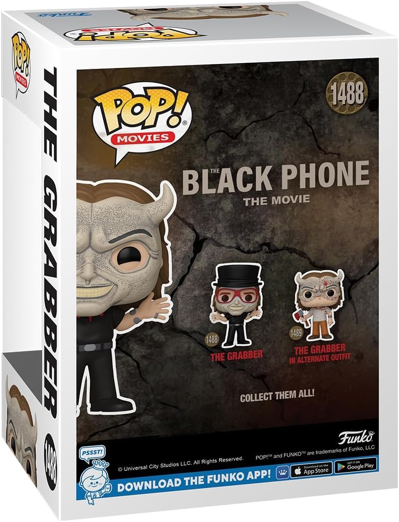 POP Film: Black Phone - The Grabber in Mask Limited Edition Chase Funko Vinyl Figure (Bundled con custodia protettiva compatibile della scatola), multicolore, 3.75