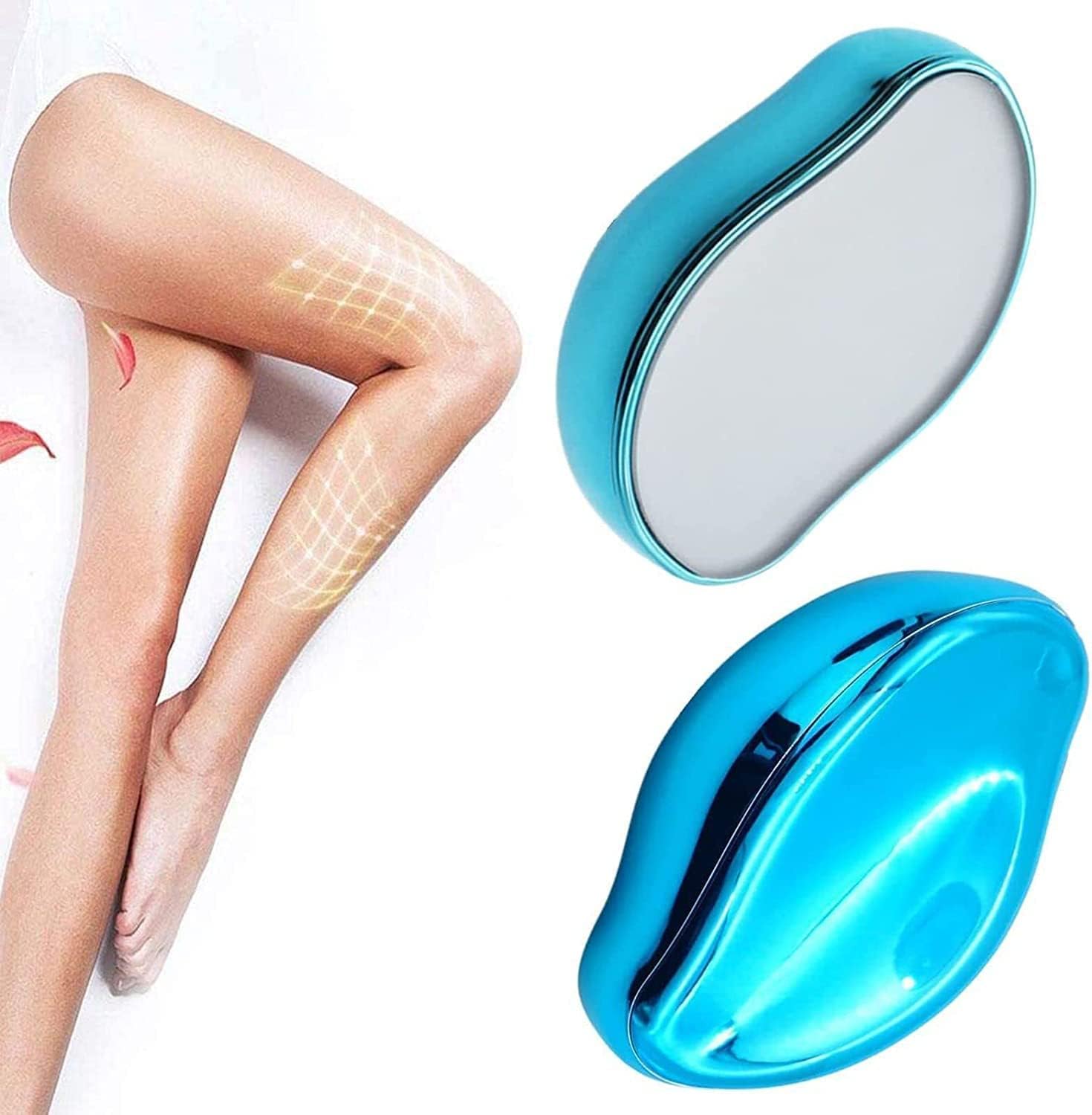 Hair Removal for Women, Armpits Back Legs Arms Bikini Line & Facial Hair Removal, Flawless Hair Remover for Sensitive Skin - Quickly and Painlessly Ergonomic Design Depilator (White)