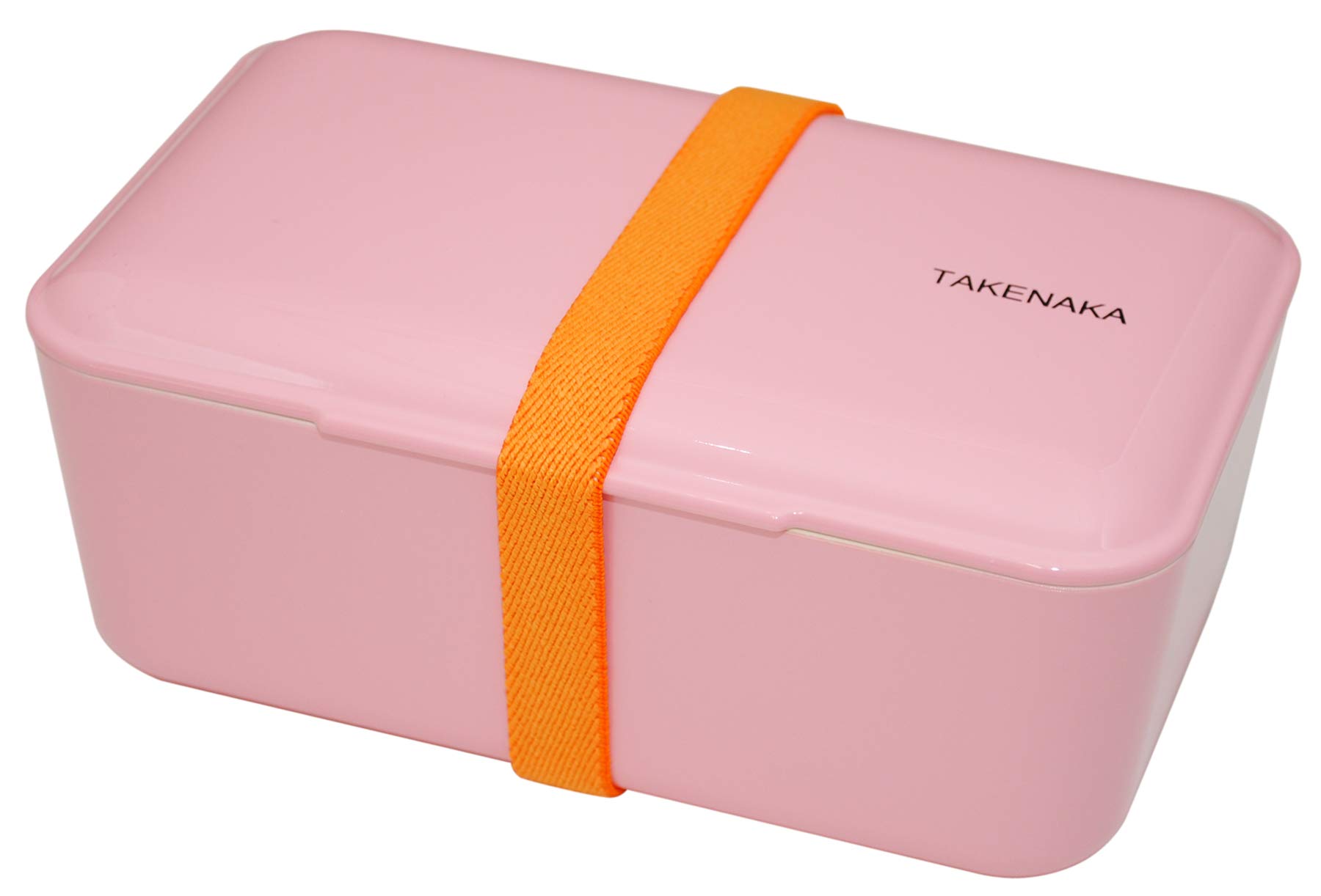 TAKENAKA Bento Bite Box from Japan, Made of Recycled Plastic Bottles for Eco, Sustainable Lunch Box from Japan (Candy Pink)