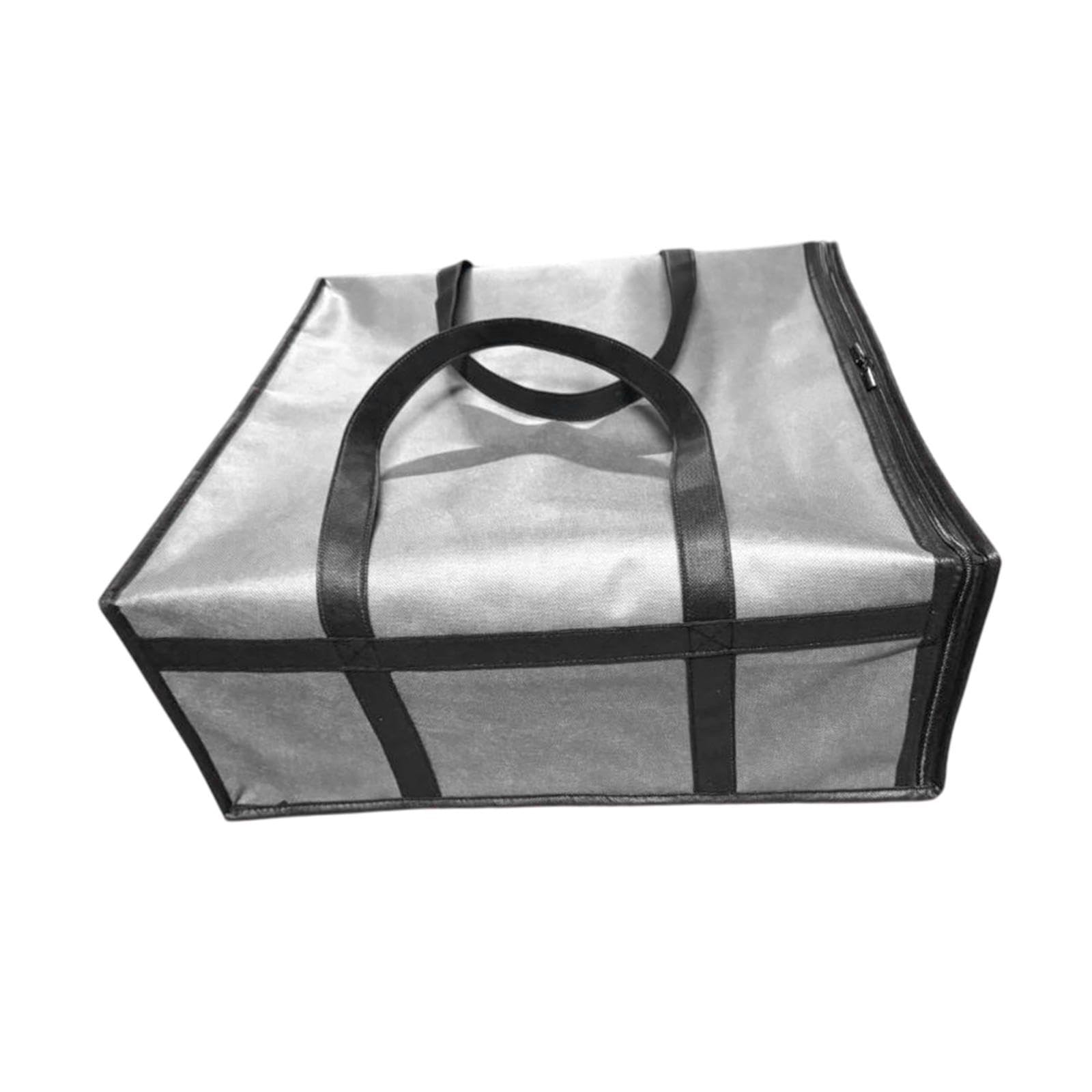 Bothyi Pizza Delivery Bag Insulated Carrier Portable Organizer Storage with Handle Thermal Food Warmer Bag for Motorcycle Commercial, 40x40x15cm