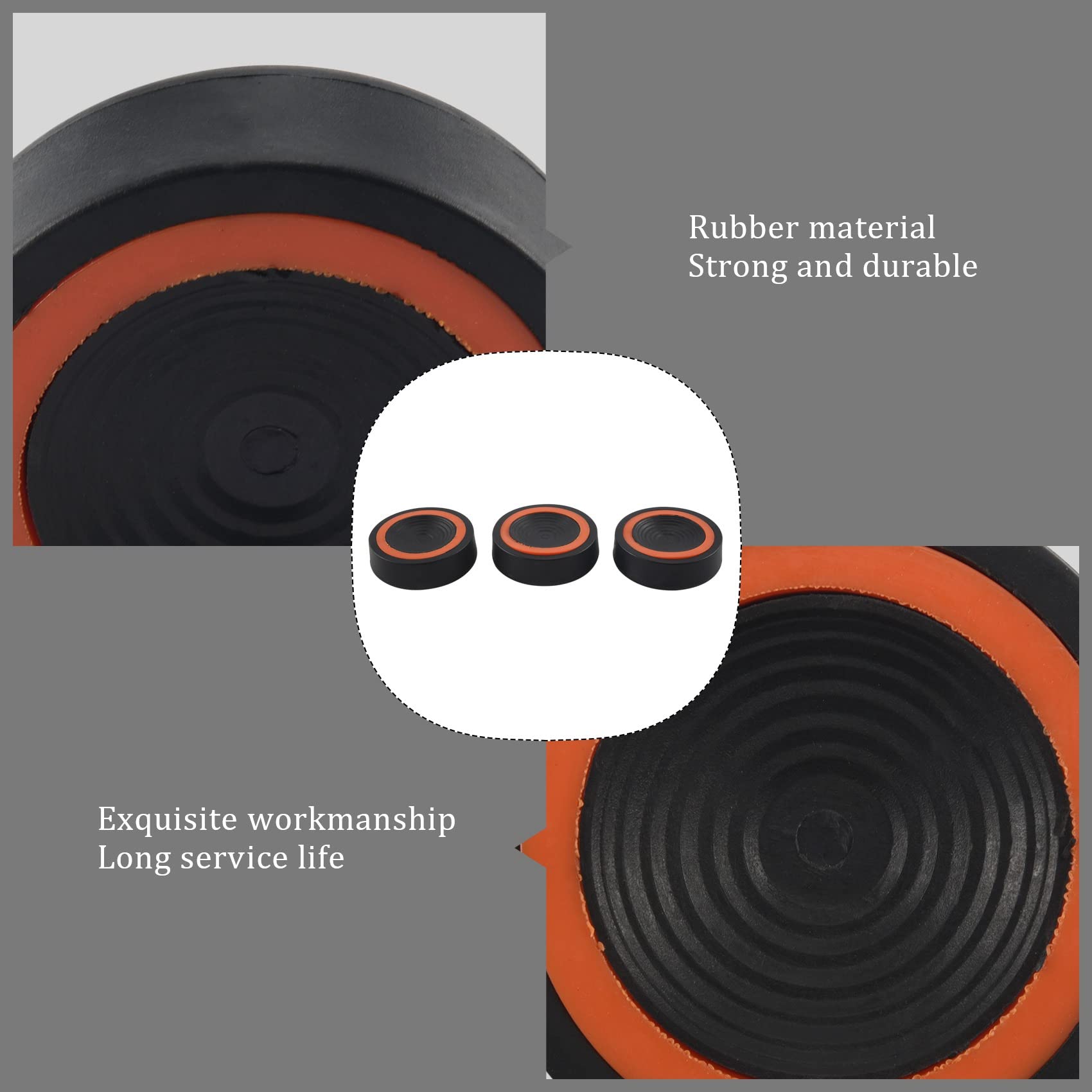 3 Anti Vibrations Stativ Fuß Polster Schwere Unterdrückungs Polster, Dämpfer für Teleskop Halterungen