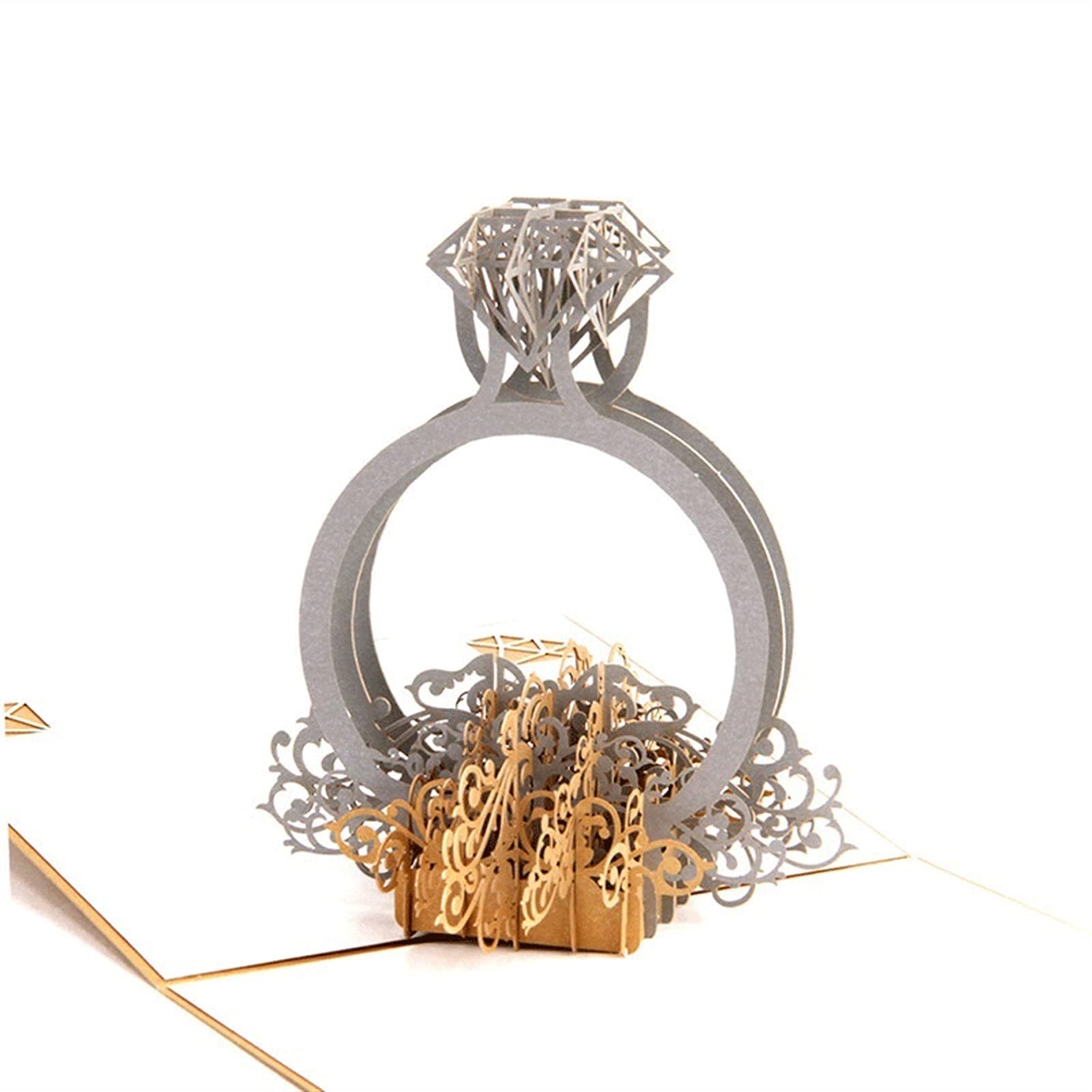 Geburtstagskarten 3d Pop. HOCH Hochzeitseinladung Grußkarten Geschenke zum Valentinstag Hochzeitstag Geburtstag Geburtstag Party Postkarten Überraschung Geschenk Geburtstagskarte ( Quantity : 10pcs )