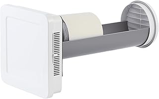 SIEGENIA AEROTUBE WRG smart Wand-Lüfter, dezentrale Wohnraum-Lüftung energiesparend mit aktiver Zu- oder Abluft, Wärmerückgewinnung, Luftqualitäts-, Temperatur- & Feuchte-Sensor, Steuerung per App