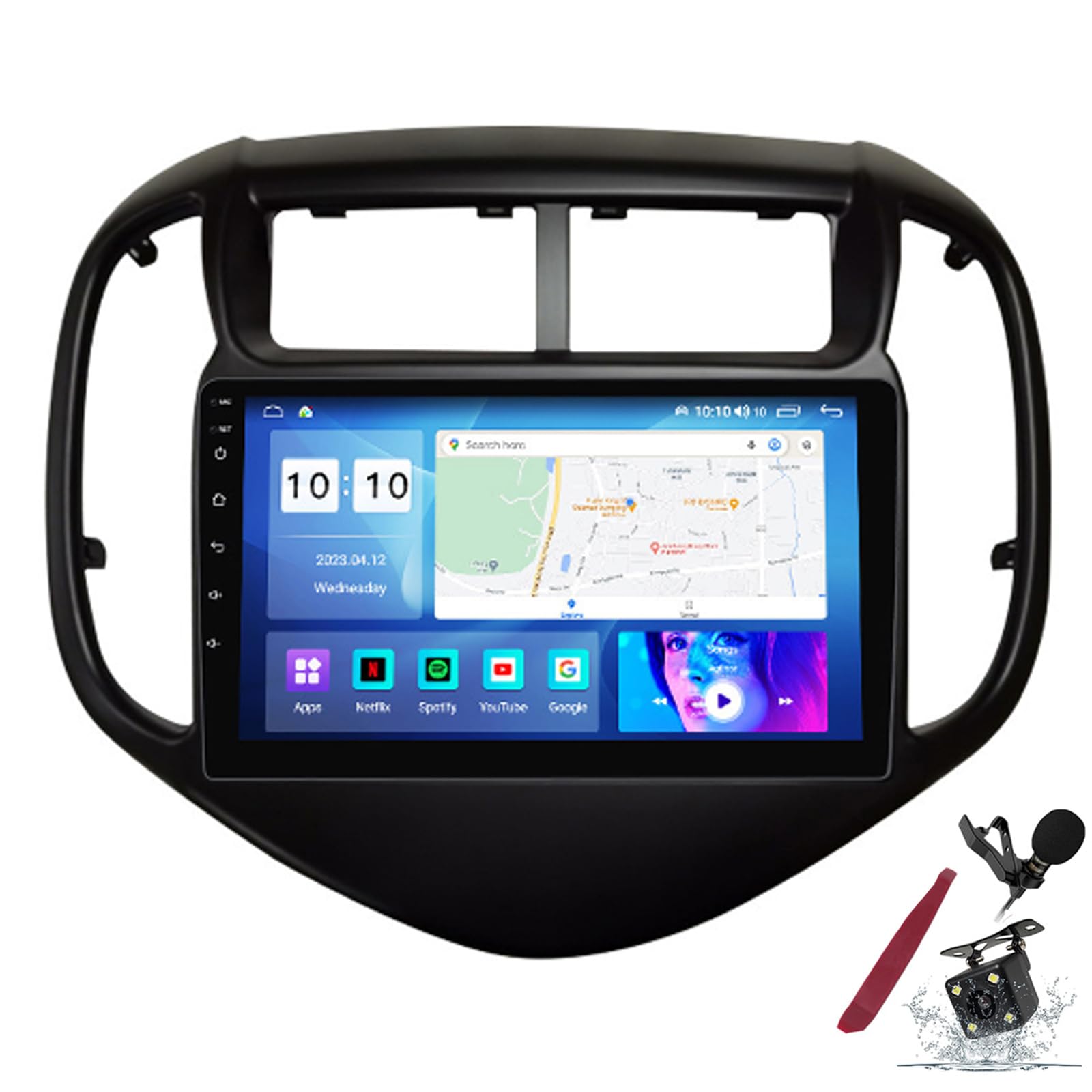 Écran QLED 2K pour autoradio Android 15 Chevrolet Aveo 3 Sonic