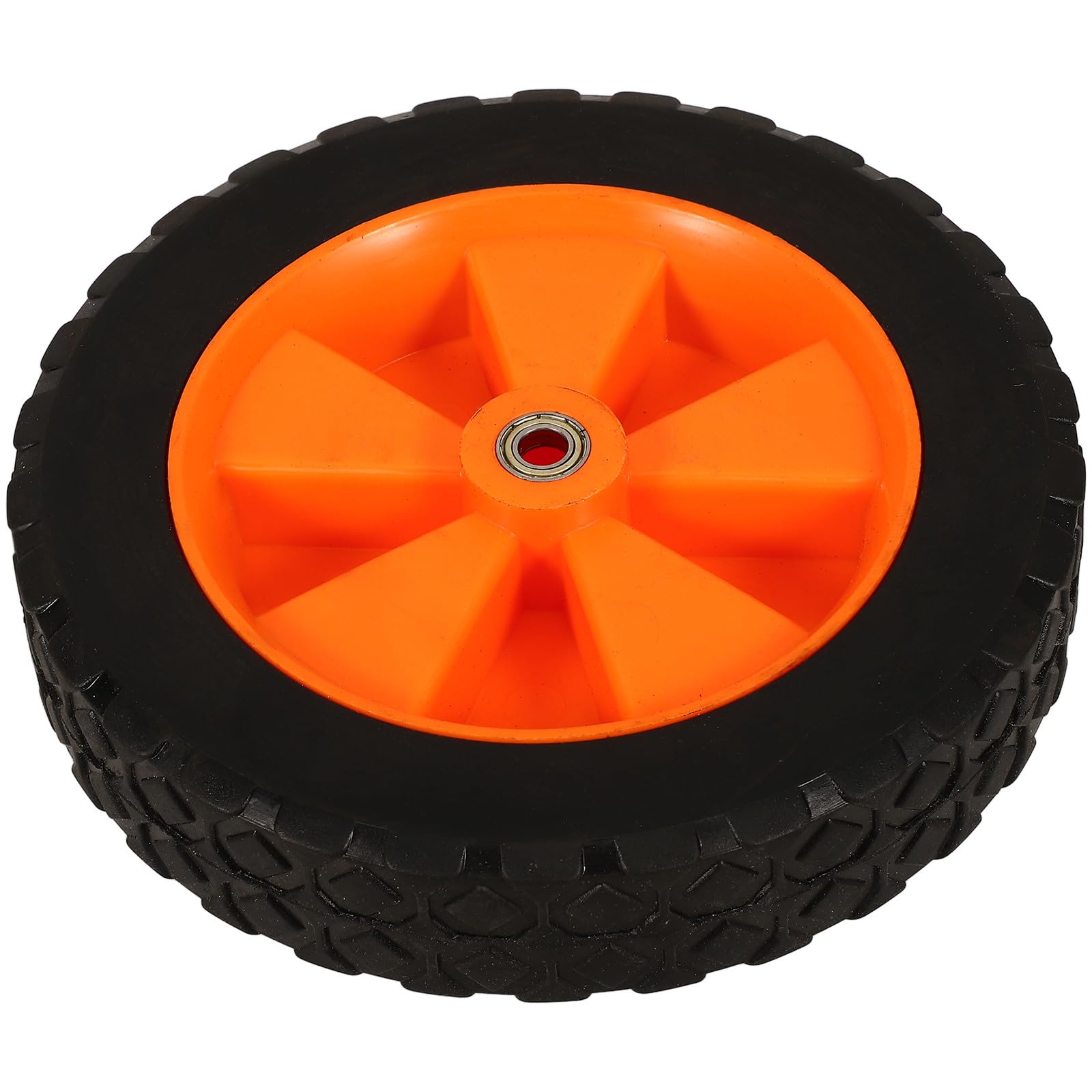 Lawn Mower Front Wheels Replacement Rubber PP 8mm Hole Sturdy