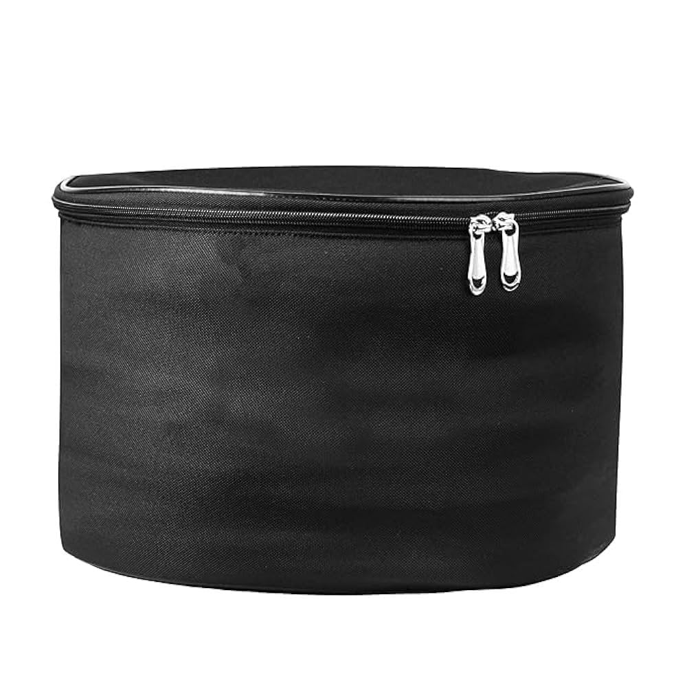 Storage Plate Containers Hard Shell, 14" Plate Storage Containers Rack box for Dishes, thali cover Stackable Moving Dinnerware Storage Bag Case Cover For Kitchen(black color)(Pack Of 1)-image-22