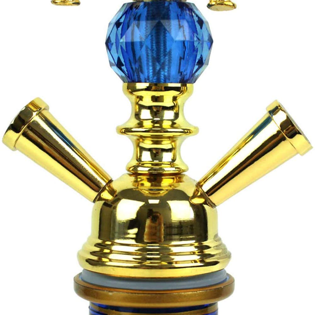 Shisha Hookah, Traje de Fumador árabe Pipa de Agua Cerámica Potbar Nightclub Juego Completo de Accesorios para narguile Tubo único para familias, hoteles Extranjeros, Bares, Clubes, hoteles