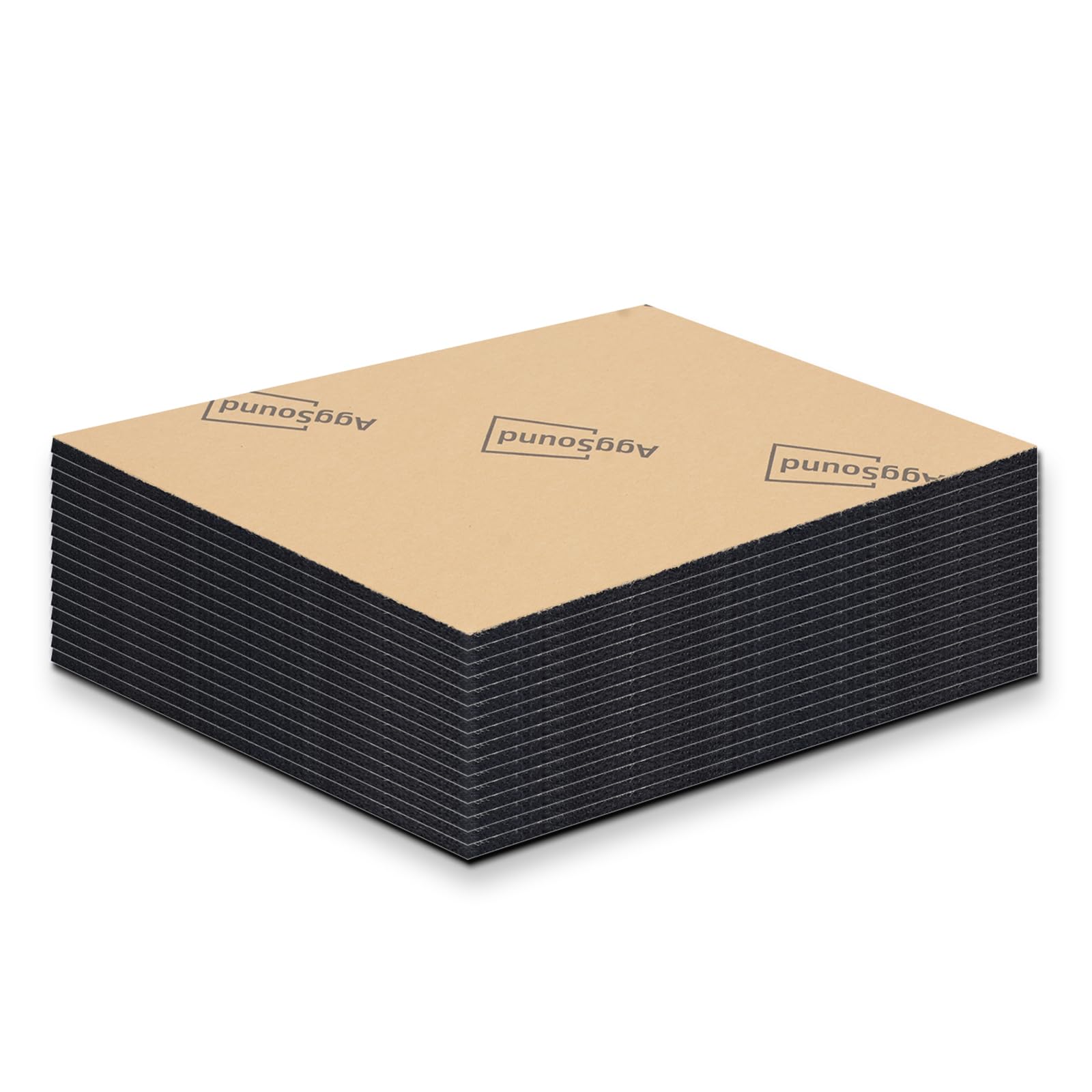 AggSound 157mil 55sqft Universal Sound Deadener for Cars with Aluminum Foil Tape&Car Trim Removal Tool-Auto Closed Cell Foam Noise Deadening Material-Heat Hood Shield Insulation Dampening Mat, YY04PM
