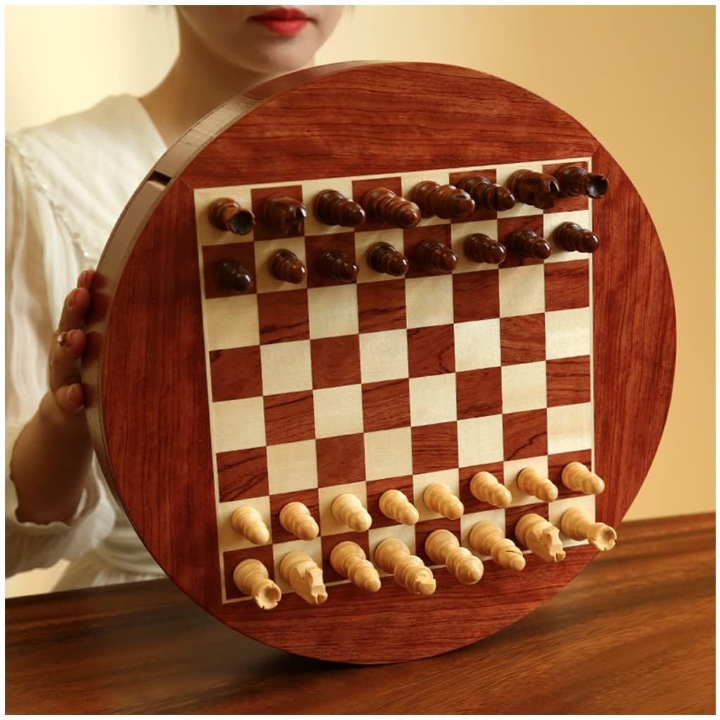Juego de ajedrez magnético clásico, colección de Juegos Redondos Ajedrez