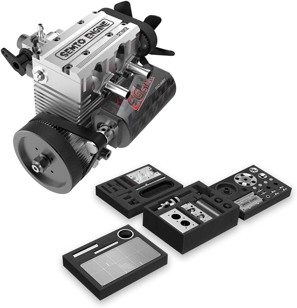 Aetheria SEMTO Engine STNF2 DIY Mini Metal Engine Kit, L2