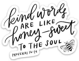 Swaygirls Christian magnet | Religious magnets | Faith fridge magnets | Bible verse quote magnets | Be kind magnet | Kind words are like honey