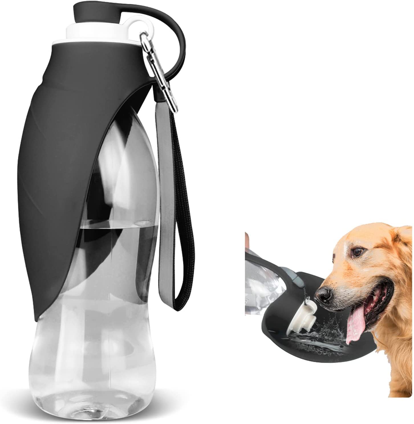 PETANGEL Dog Water Bottle for Outdoor Walking Pet Water Dispenser