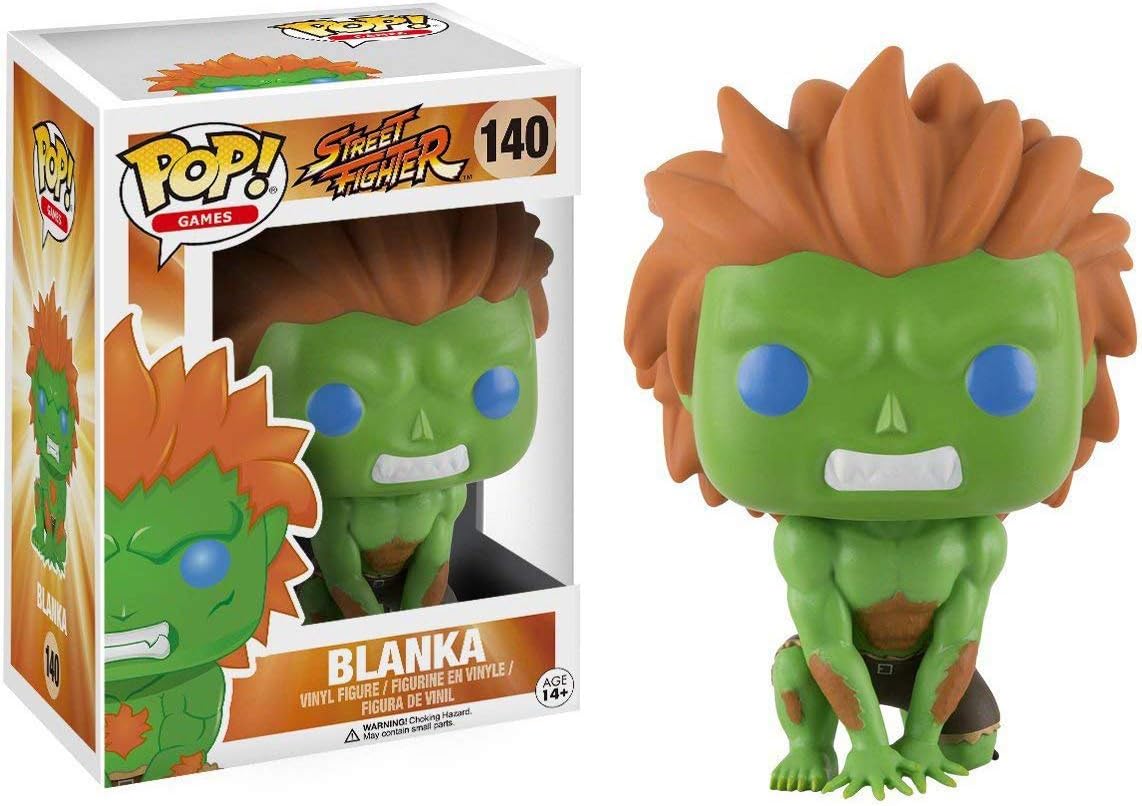 Blanka: Street Fighter x Funko POP! Games Vinyl Figure & 1 PET Plastic Graphical Protector Bundle [#140/11657 - B]