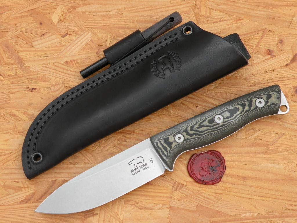 White River Knives Ursus 45 Fixed Blade Knife 4.5" Drop Point CPM S35VN...