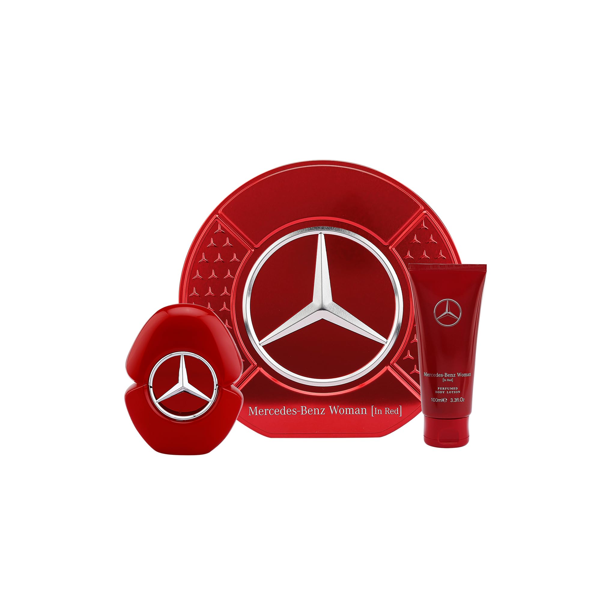 Mercedes-Benz Woman In Red Set (Eau de Parfum 90ml + Body Lotion 100ml)-image-29