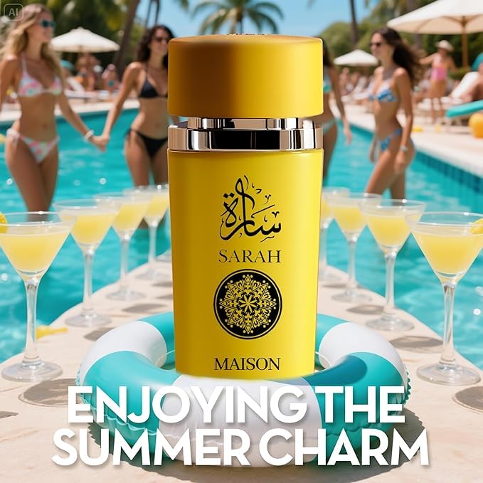 SARAH WHITE & SARAH MAISON Perfume Set for Women - Lavender, Vanilla & Tropical, Pear Fragrance Combo Gift Set 3.4 fl oz Each EDP for Daily Use (2 PACK). - Image 2