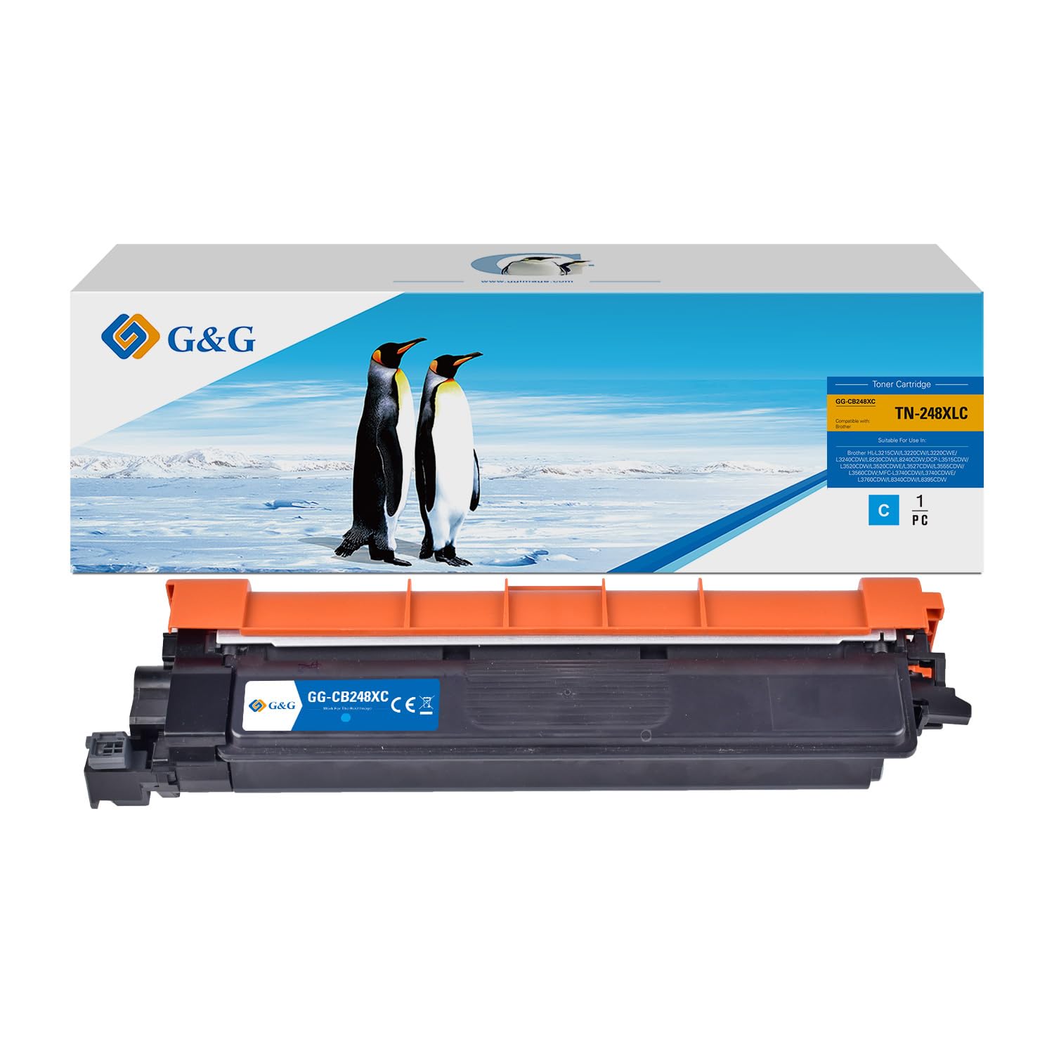 TN248 MFC-L3760CDW TN248XL TN-248XL Toner: Kompatible für Brother MFC-L3740CDW MFC-L3740CDWE TN-248 DCP-L3560CDW 248 248XL DCP-L3520CDW DCP-L3520CDWE MFC-L8390CDW HL-L3240CDW HL-L3220CWE TN-248CMYK