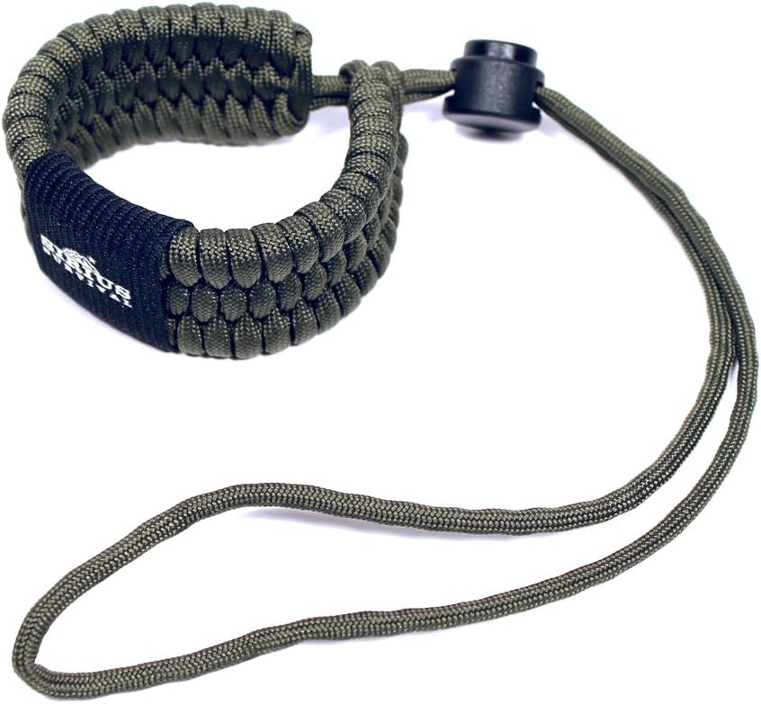 Sirius Survival Paracord Camera Wrist Strap Adjustable Size – 550lb Paracord – 4 Colors – Wrist Strap for Cameras, Binoculars