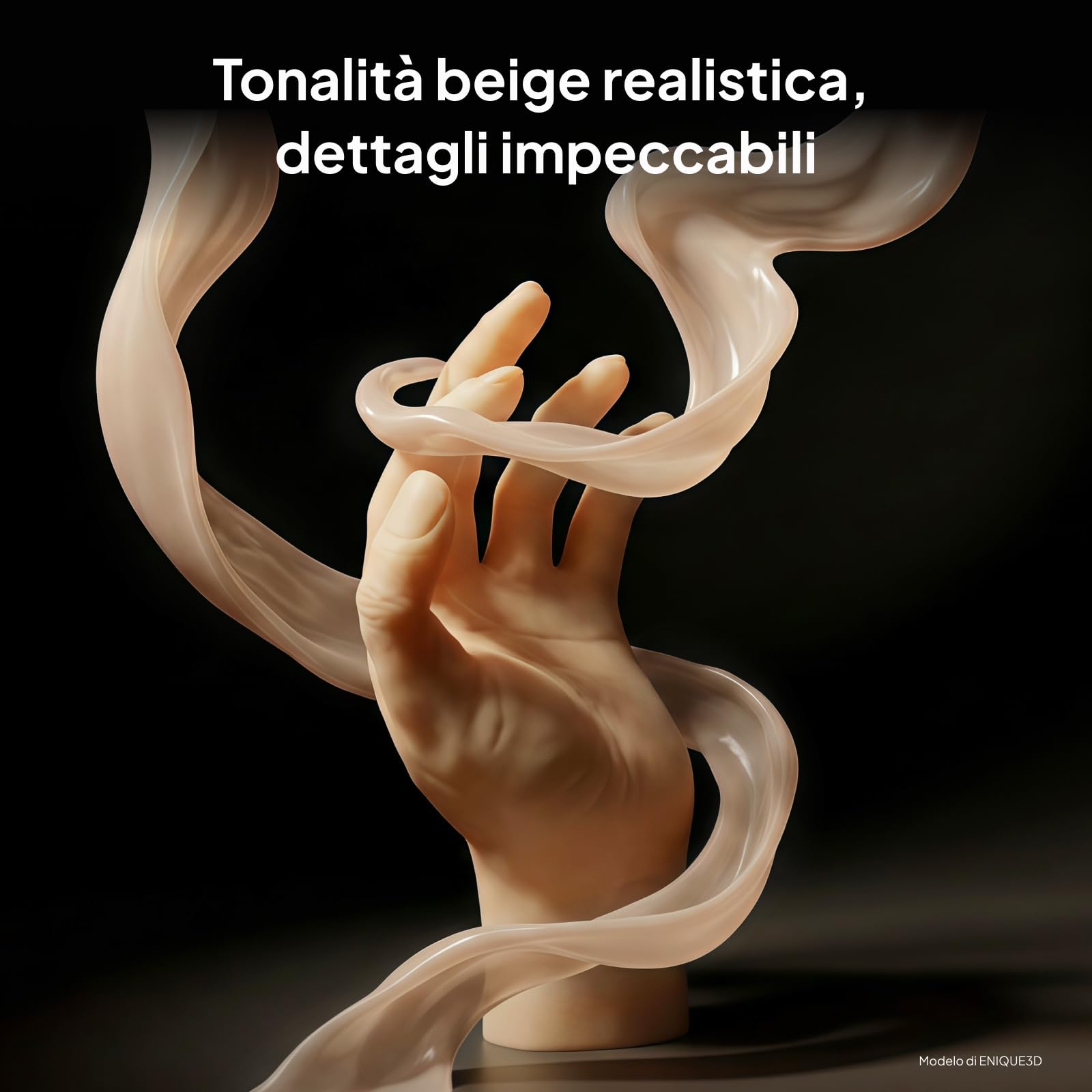 ELEGOO Stampante 3D Lavabile in Acqua Resina LCD Resina Fotopolimerizzante UV 405nm Resina Fotopolimerica per Stampa 3D LCD 1000Gram Beige