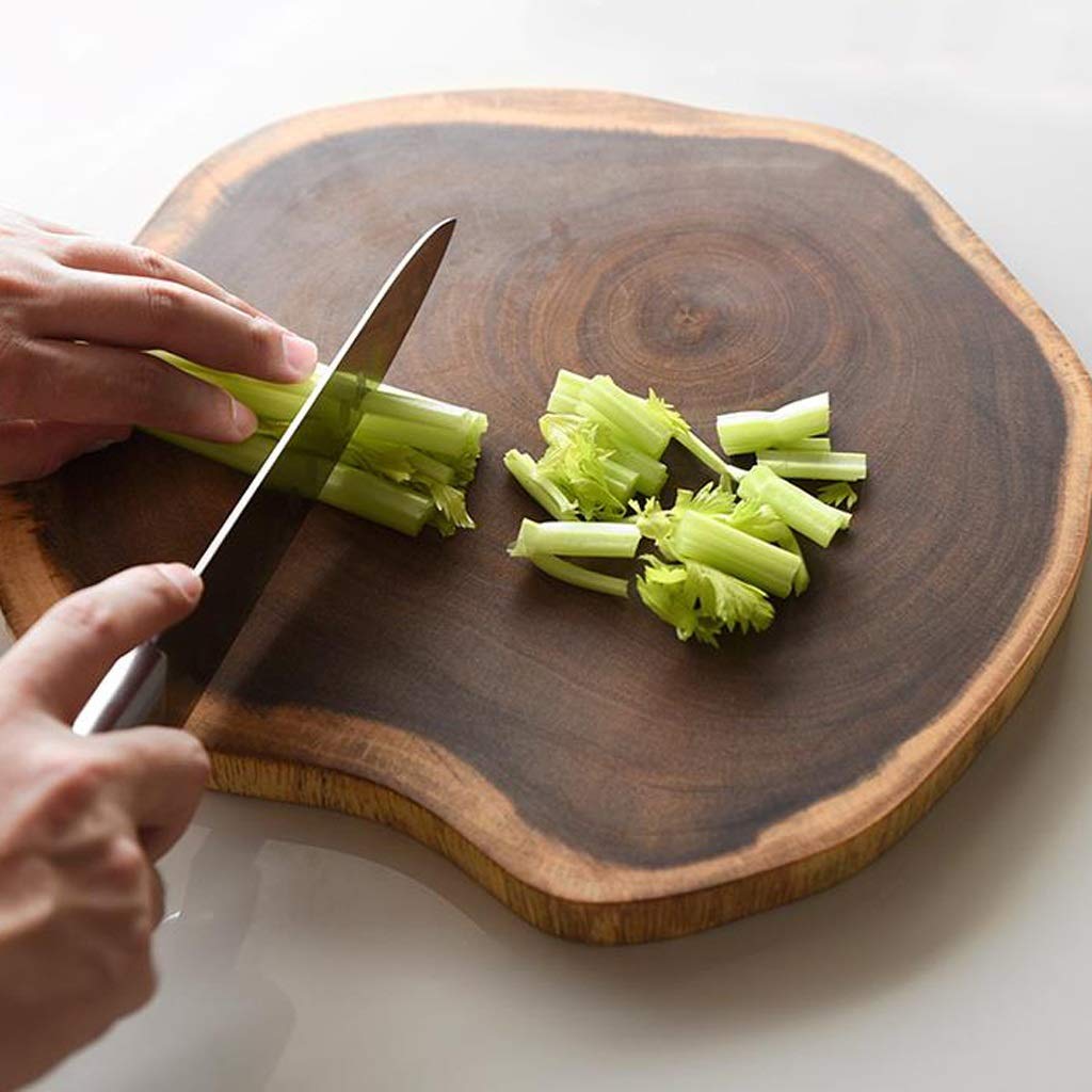 Tagliere in Legno massello per Cucina, Tagliere per Alimenti per Bambini, Tagliere Creativo per la casa, Mini Tagliere per Frutta e Vassoio da Portata in Legno di Acacia Biologico Naturale.