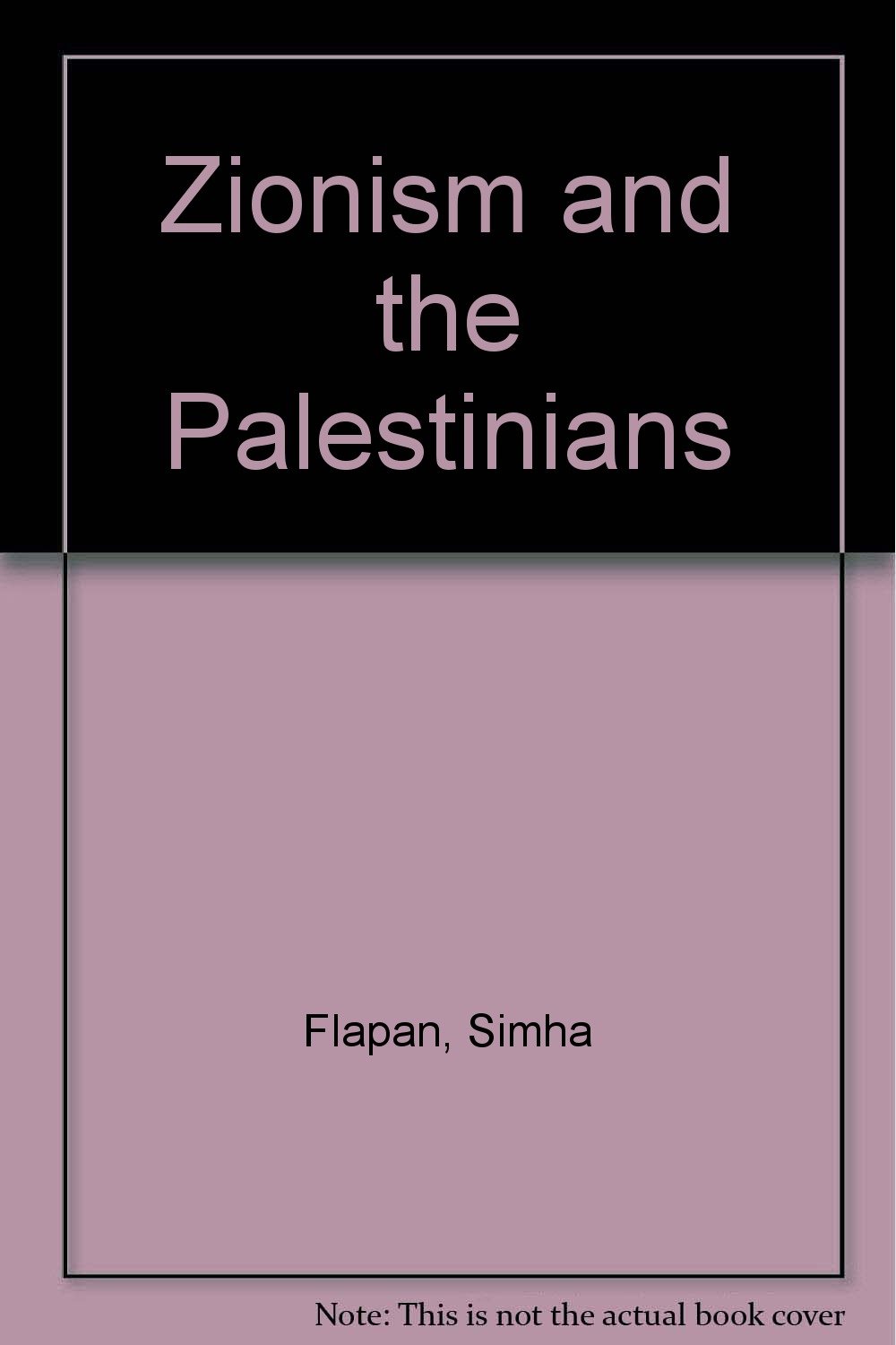 Buy Zionism and the Palestinians — BookShops.in