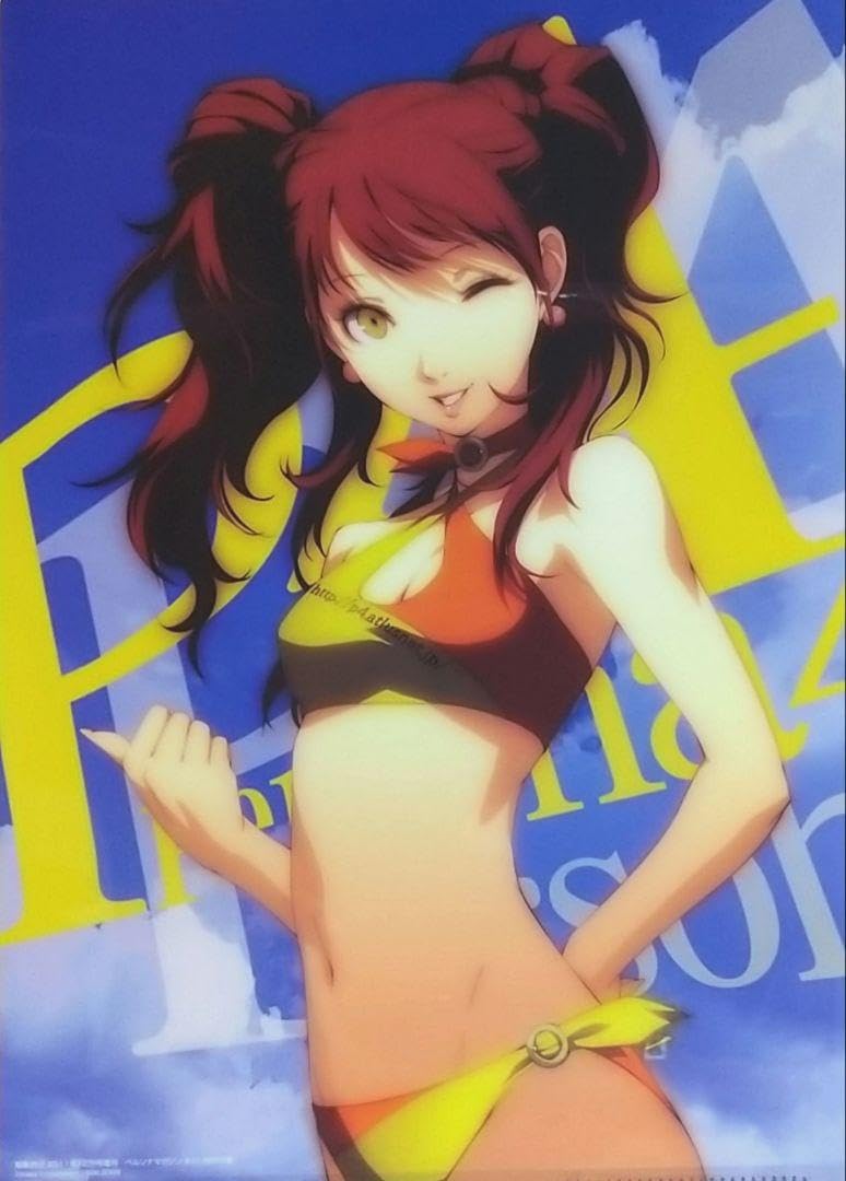 Amazon | ペルソナ4 Persona4 久慈川りせ 番長直斗 A4クリア
