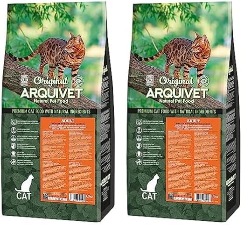 Arquivet-Original - Adult - Cibo per gatti - Pollo e riso - 1,5 Kg (Confezione da 2)