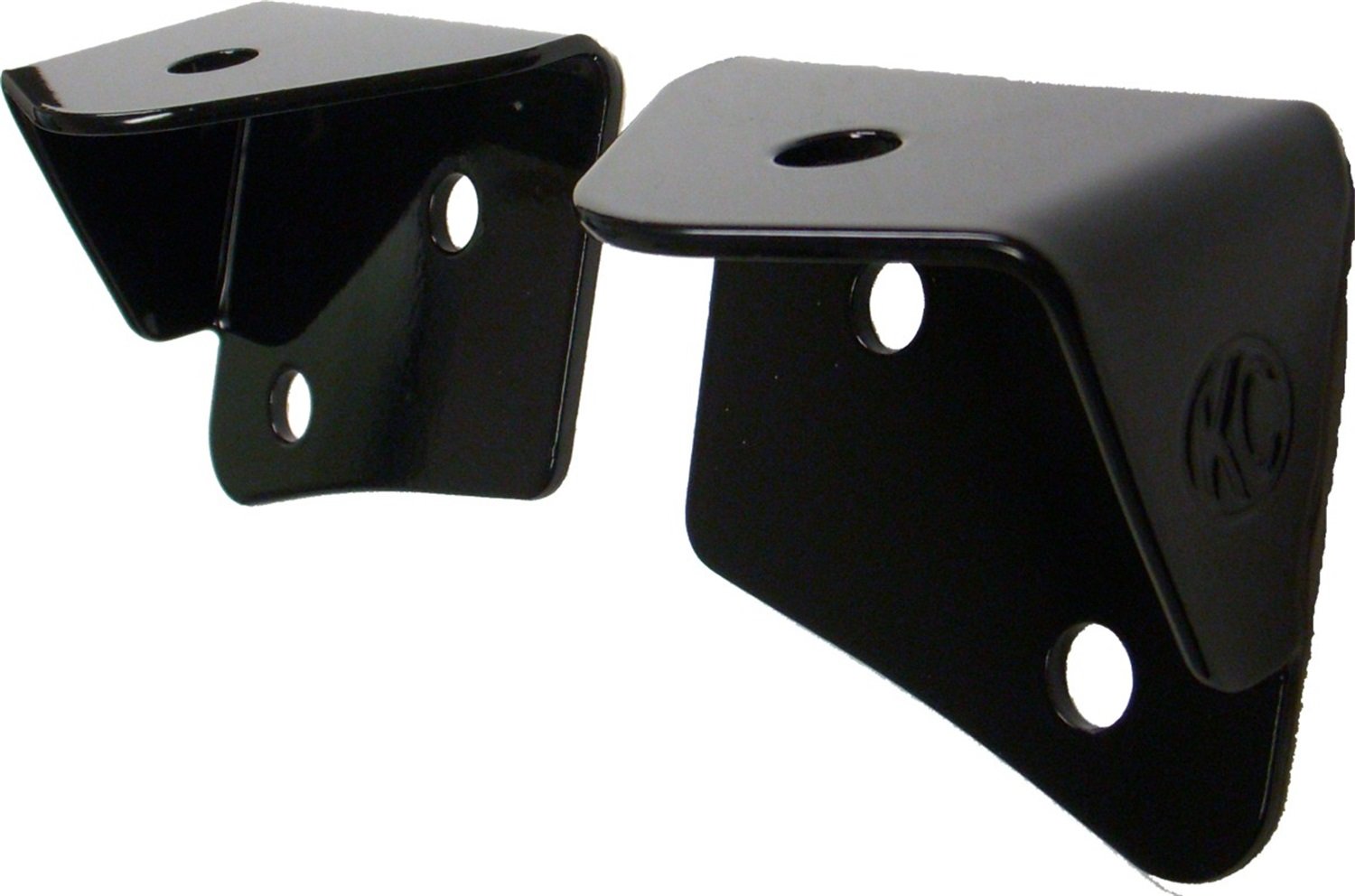 KC HiLiTES 7316 2007-2014 Jeep Wrangler JK Windshield Hinge Light Mount Brackets - Set of 2"