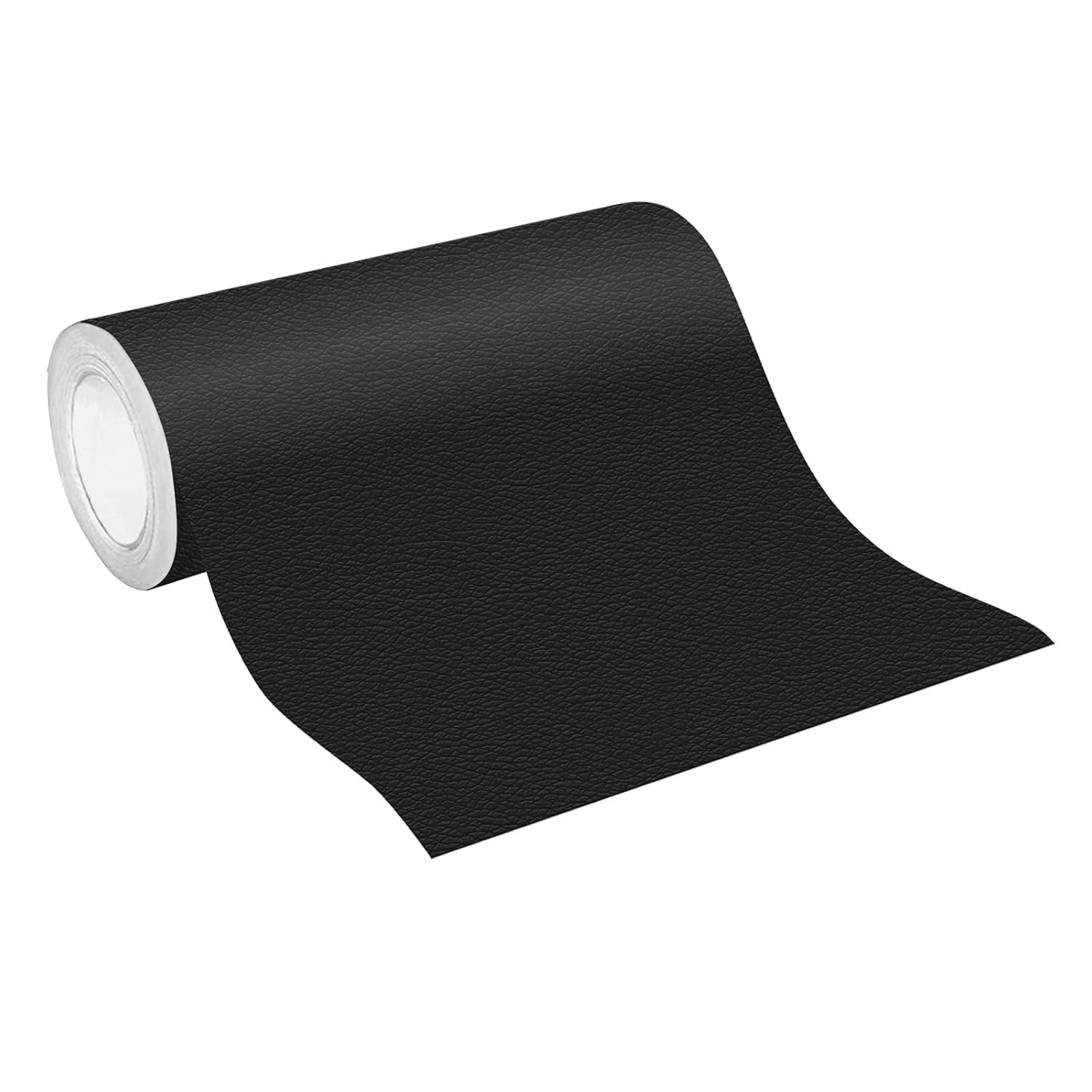 Leather Repair Tape, Self-Adhesive Leather Patch for Couch, Car Seats, Handbags, Furniture, Jackets (Black, 16" X 117") Black 16" X 117"