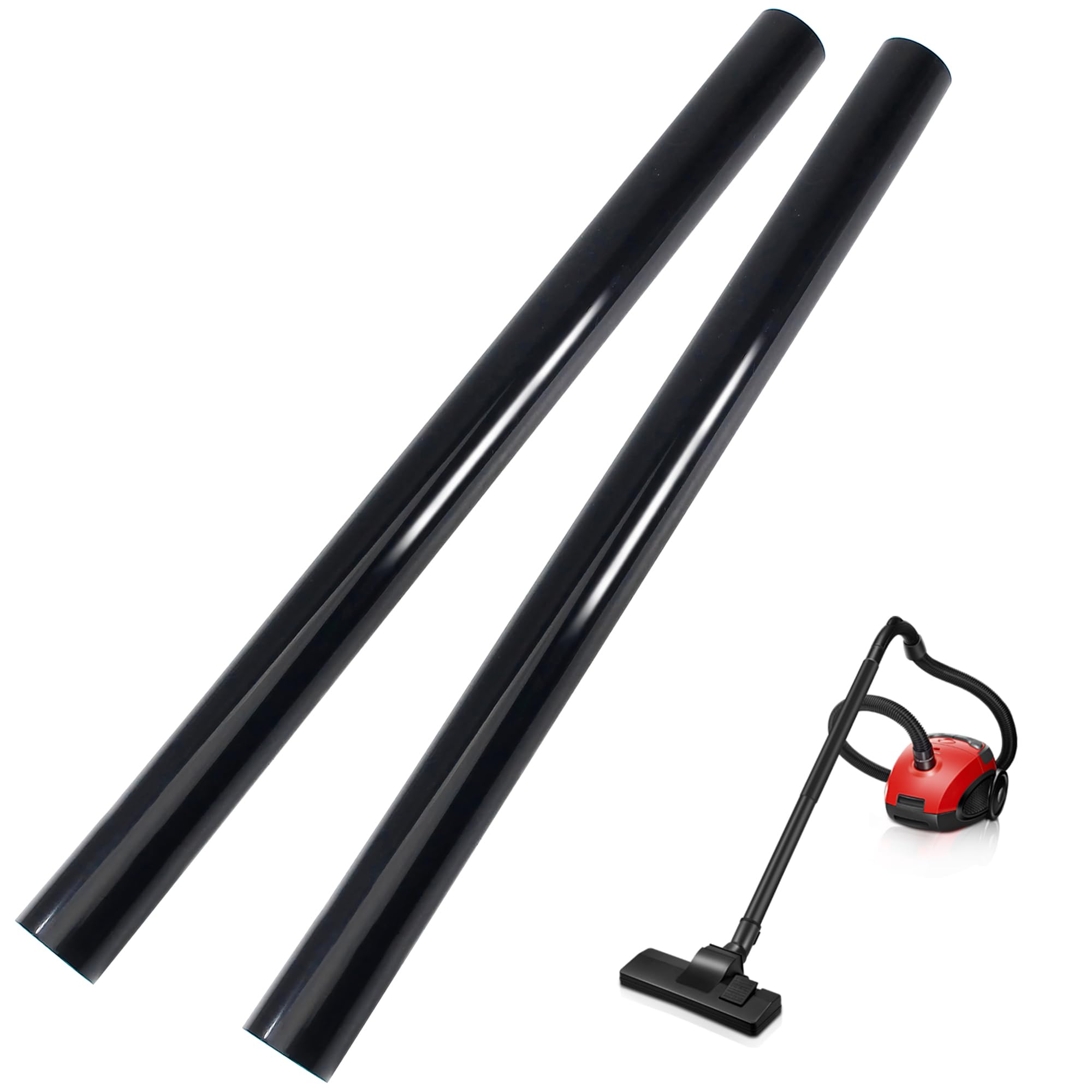 Photo 1 of 2-Pack Vacuum Extension Wand, 1.25 Inch (32mm) Extension Tube with 1-1/4itting, Compatible with Shop-Vac Wet/Dry Vacuums