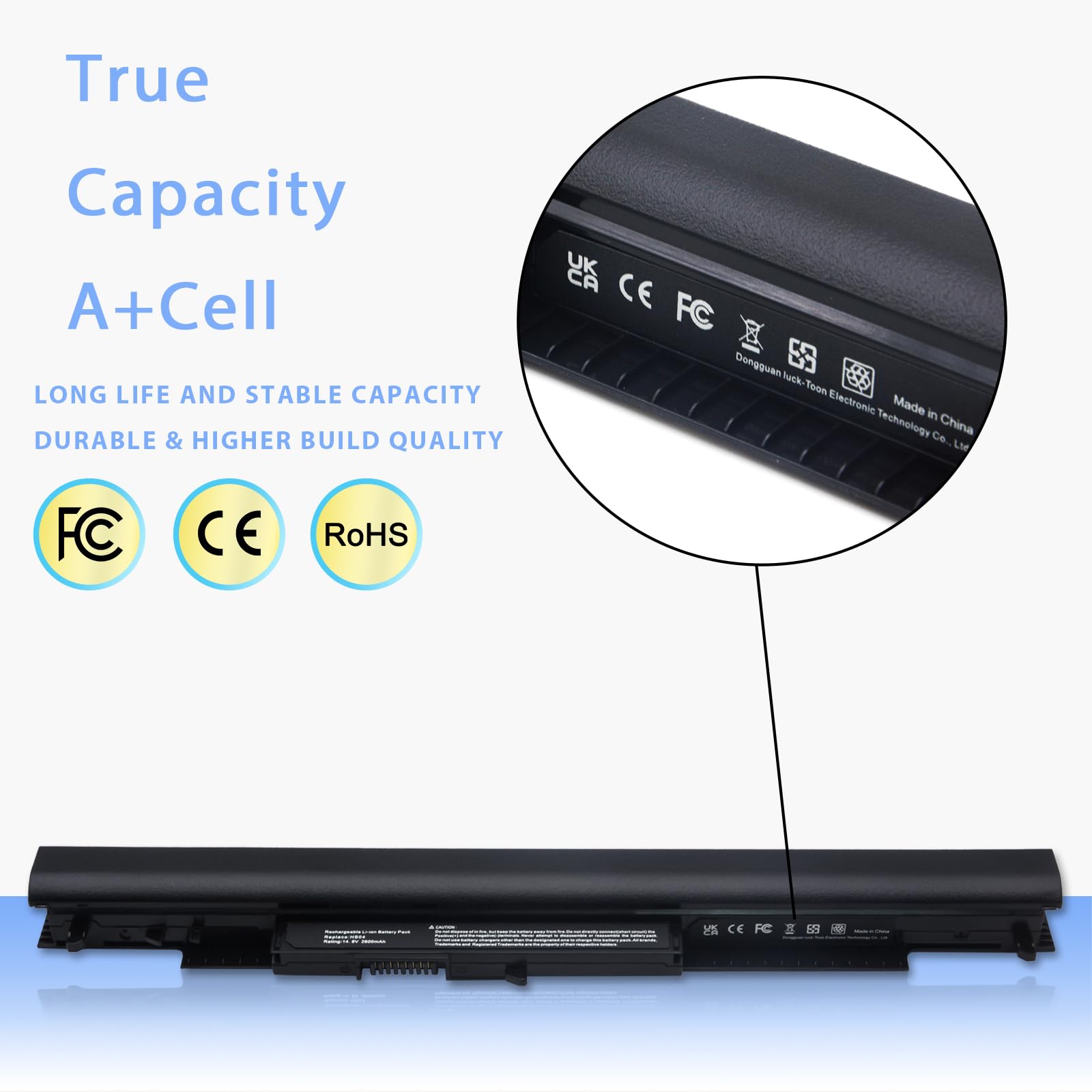 Batterie HS04 HS03 Compatible avec HP 807957-001 HSTNN-IB7B/LB6V 250/255/240 G4/G5 340/346/348 G3