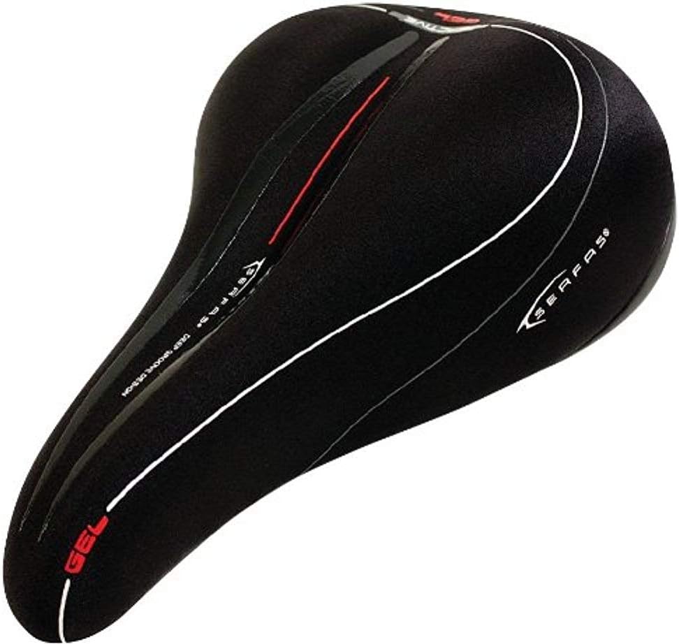 Serfas Unisex Adult REACTIVE GEL Full Suspension Hybrid Saddle - Lycra - Multicoloured, One Size