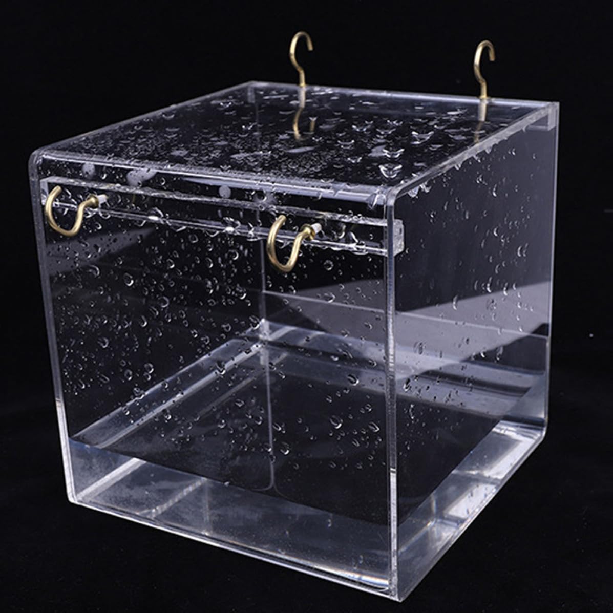 Transparentes Vogelbad für Käfige, Badekäfig Kleine Vögel aus Kunststoff