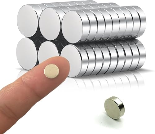 Miniatura 3 de Imanes para refrigerador, pequeños imanes redondos para refrigerador, imanes de neodimio de alta calidad multiusos para nevera, pizarra blanca,