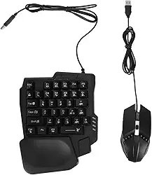 Naroote 4 Em 1 Pacote Combinado de Jogos para Celular Conversor Multifuncional de Teclado e Mouse para Pubg Mobile Play 5.2