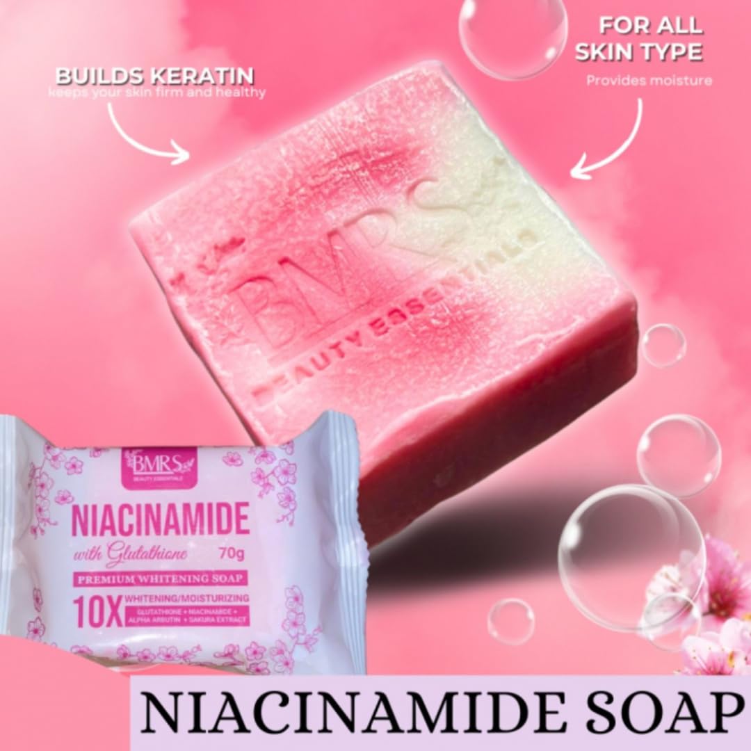 bmrs niacinamide with glutathione soap Gluta Soap, 10X Whitening & Moisturizing, 70g x 3pcs: Buy Online at Best Price in UAE Digestion and Probiotics Quantity:90-Day Supply Hypoxia and aspirin additively